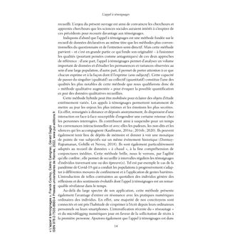 L'appel à témoignages