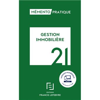 Mémento Gestion Immobilière 2021