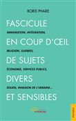Fascicule en coup d'oeil de sujets divers et sensibles