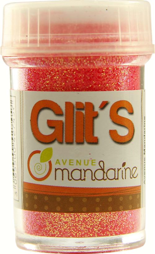 AVENMARD GLIT'S POT 14G FLUO ROSE-ORANG