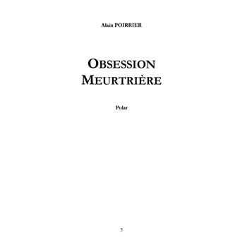 Obsession meurtrière