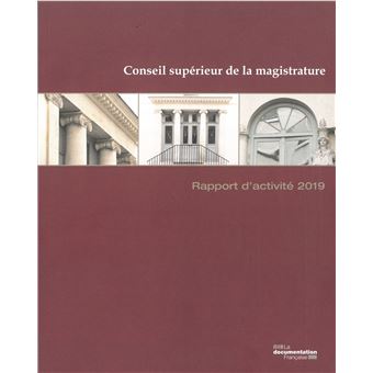Rapport d'activité 2019 du conseil supérieur de la magistrature