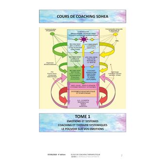 Cours de coaching thérapeutique SDHEA