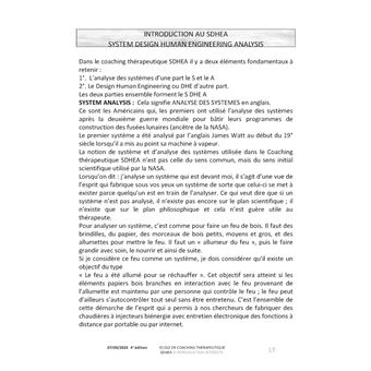 Cours de coaching thérapeutique SDHEA