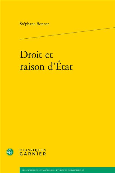 Droit et raison d'état