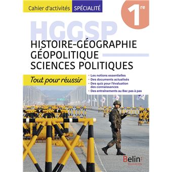 Cahier d'activités HGGSP Première