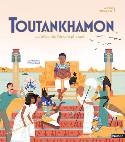 Couverture de Touthankhamon : le trésor de l'enfant pharaon
