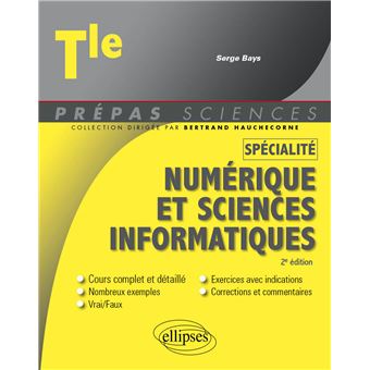 Spécialité Numérique et sciences informatiques - Terminale