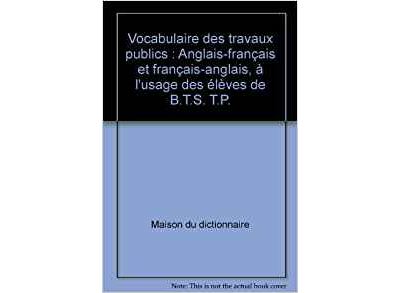 Vocabulaire des travaux publics