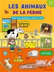 Les animaux de la ferme (6-8 a.) Coller des autocol., colorier et lire -