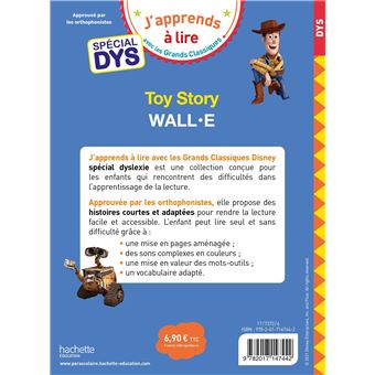 Disney - Spécial DYS (dyslexie) Wall E / Toy Story
