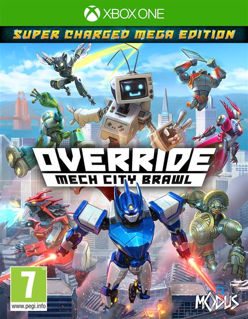 Pochette avant du jeu Override Mech City Brawl Super Charged Mega Edition Xbox One