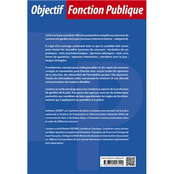 Concours de gardien de la paix - Nouveaux concours