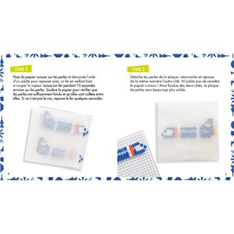 Avion en 3D en perles à repasser - mini coffret avec accessoires