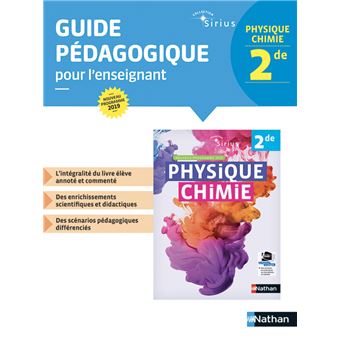 Physique Chimie 2de - Livre Professeur 2019