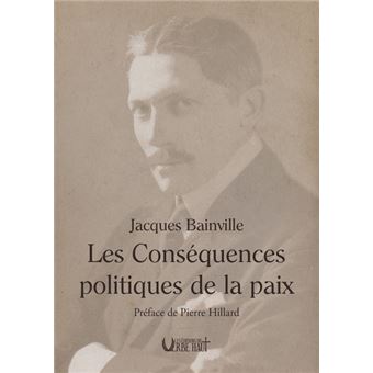 Les conséquences politiques de la paix