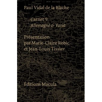 Paul Vidal de la Blache, Carnet 9