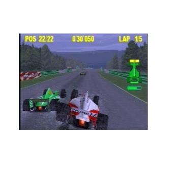 Jeu PS1 Monaco Grand Prix Racing Simulation 2 - Version FR - Sans Jaquette - État Correct
