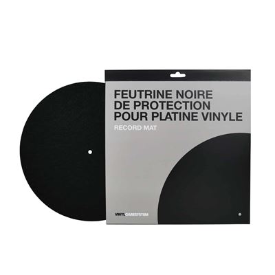 Feutrine noire de protection pour platine vinyle