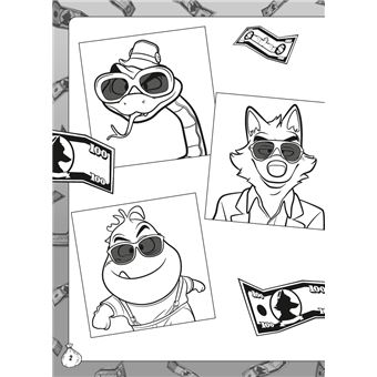 Les bad guys - Mes super coloriages