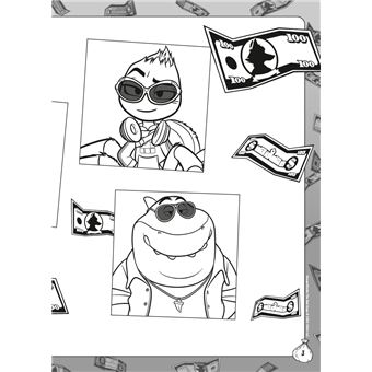 Les bad guys - Mes super coloriages
