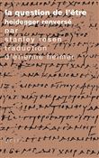 La question de l'être