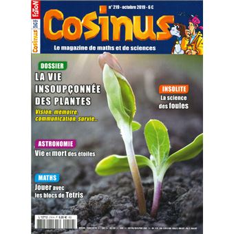 Cosinus N°219 L'intelligence des plantes - octobre 2019