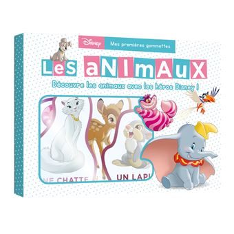 DISNEY - Mes premières gommettes - Les animaux - 50 grandes gommettes