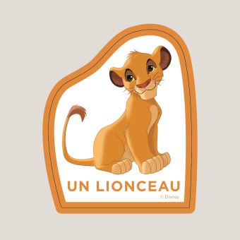 DISNEY - Mes premières gommettes - Les animaux - 50 grandes gommettes