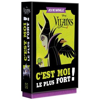 DISNEY VILAINS - Jeu de cartes - C'est moi le plus fort ! - Bataille