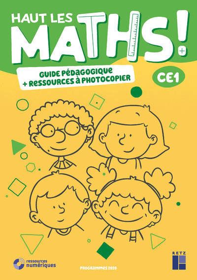 Haut les maths CE1- Guide pédagogique + Ressources à photocopier ED 2021 - Eric Mounier - broché