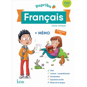 Paprika Français CE2 - Edition France - Livre élève