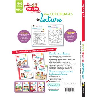 Mes coloriages de lecture MS-GS