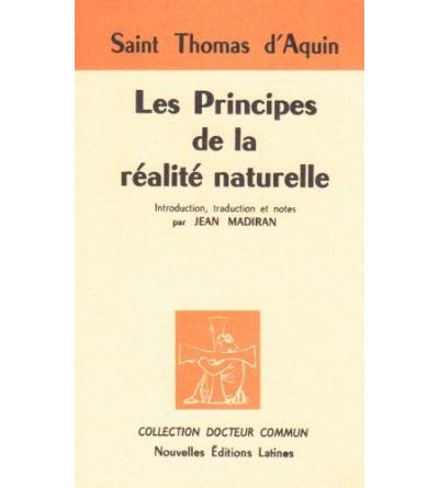 Principes de la realite naturelle