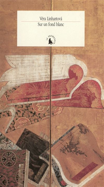 Sur un fond blanc ecrits japonais sur la peinture du 9e au 1