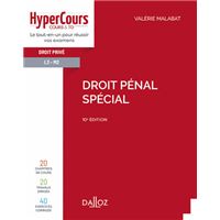 Droit Penal Special Tout Le Droit Penal Livre Bd Soldes Fnac