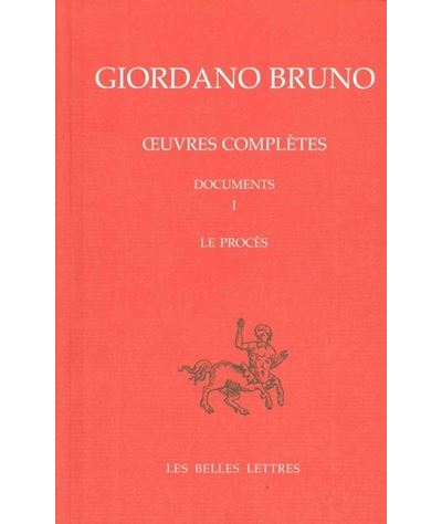 Le proces de Giordano Bruno