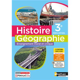 Histoire geographie 3eme prepa-metiers livre + licence