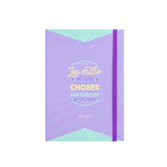Carnet notes adhésives Mr. Wonderful Violet