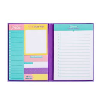 Carnet notes adhésives Mr. Wonderful Violet