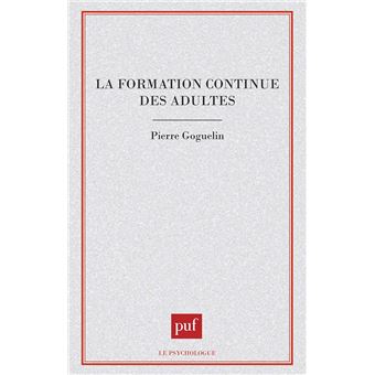 La formation continue des adultes
