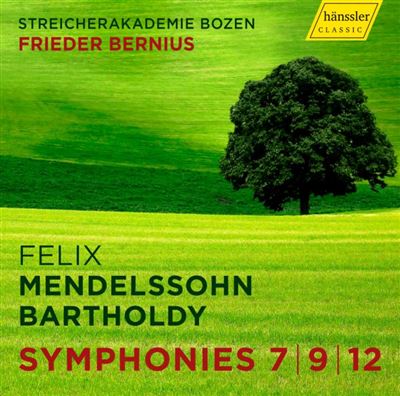 Symphonies pour cordes n 7 9 et 12