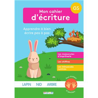 Mon cahier d'écriture GS