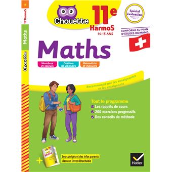 Chouette Suisse Maths 11e Harmos