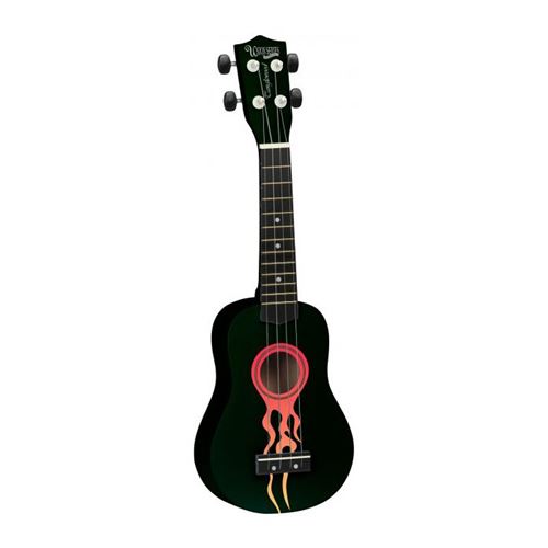 Tanglewood Soprano TU6FLM Racing Flames met hoes