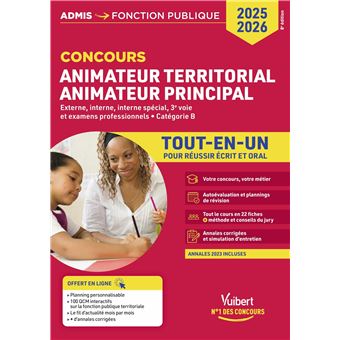 Concours Animateur Territorial Et Animateur Principal - Catégorie B ...