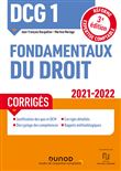 DCG 1 Fondamentaux du droit - Corrigés - 2021/2022