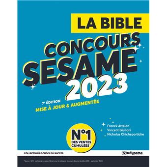 La Bible du concours sésame 2023