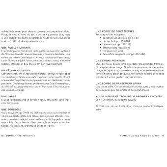 Comment rester en vie