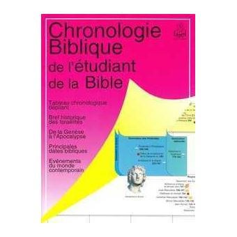 Chronologie biblique de l'étudiant